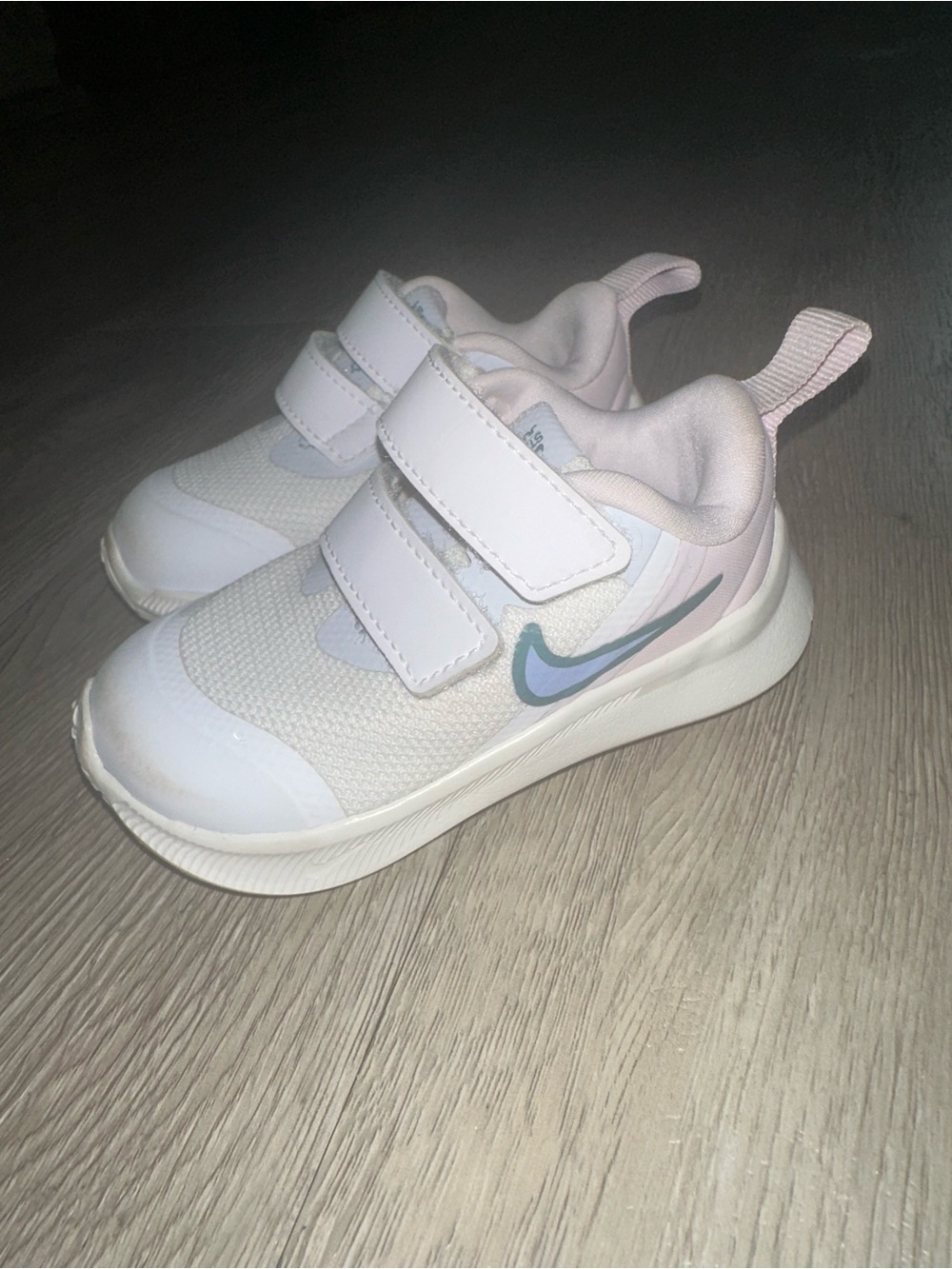 Nike Star Runner 3 White Pearl Pink Infant Girls Sneakers Shoe Sz 4 C